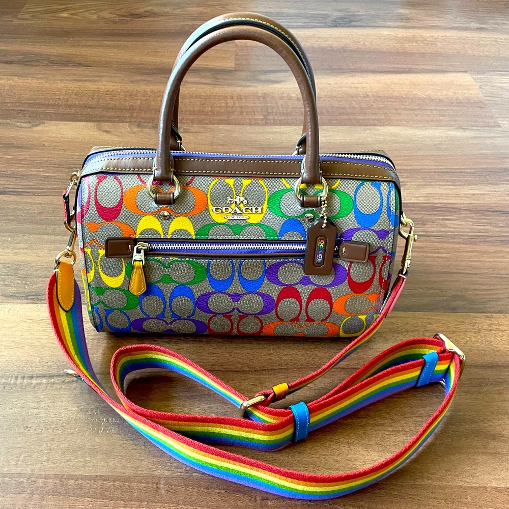 Authentic Coach Rowan Pride handbag